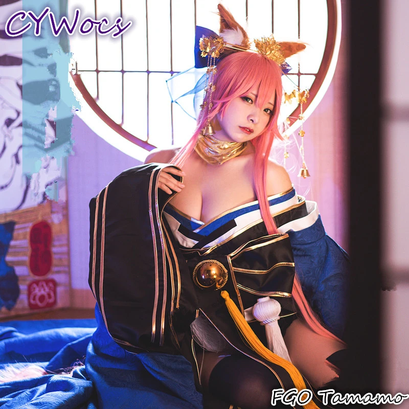 FGO tammo Косплей Fate/Grand Order no Mae Костюм для сцены женское платье кимоно тамамо костюмы