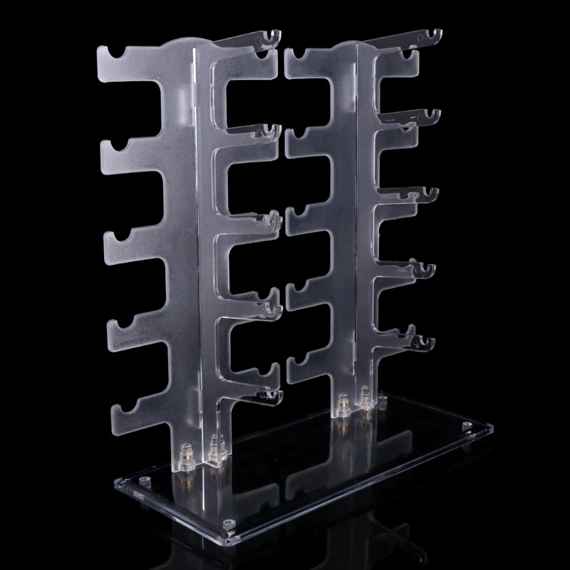 10 пар новых прозрачных двухрядных держателей для очков|display stand|glasses holder displaysunglasses
