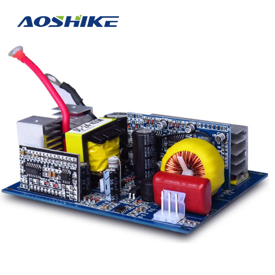 AOSHIKE 1 шт. инвертор 12 В 220 DC в AC 300 Вт Чистая синусоида Инвертор плата инверсор для