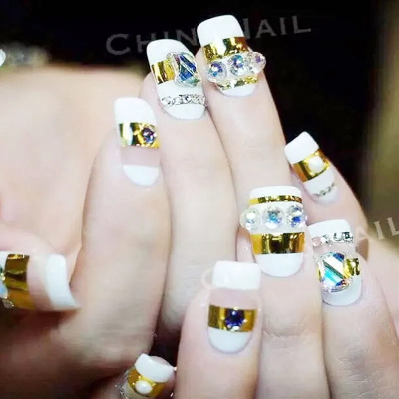 30 шт./лот Расширенная полоса лента для дизайна ногтей Наклейка Инструменты