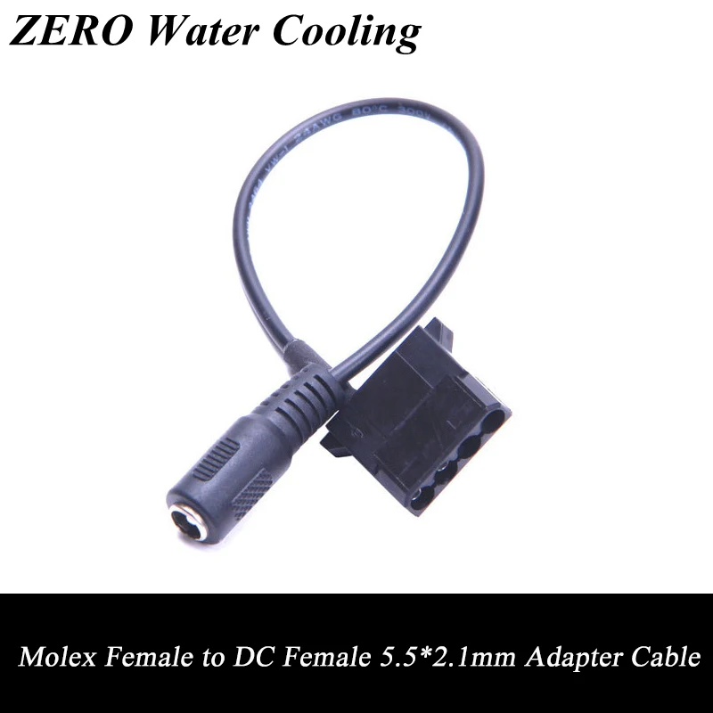 Кабель адаптер IDE Molex (мама) DC 5 5*2 1 мм 2 шт. 15 см 12 В бесплатная доставка|ide molex|adapter