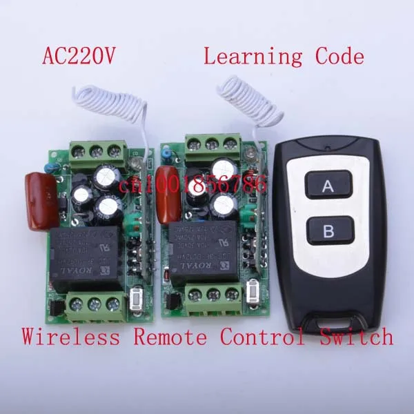 LED SMD лампа Мощность вкл/выкл AC220V 1CH беспроводной переключатель 200 м RF приемник и