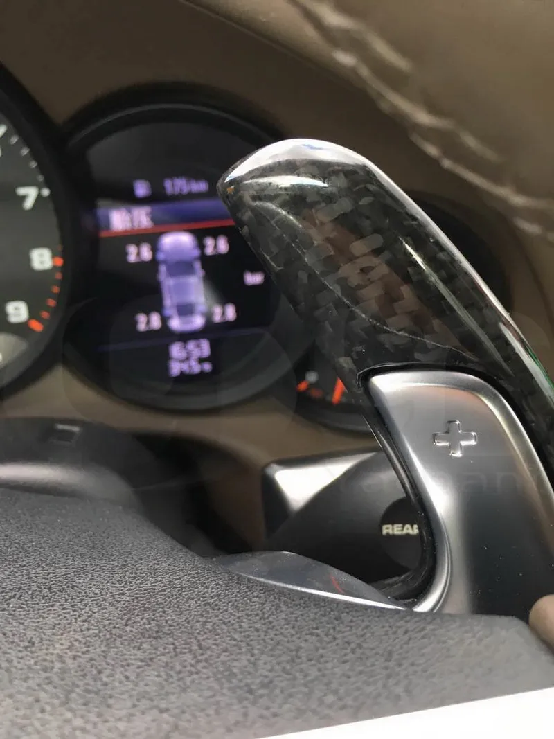 Сухой карбоновый переключатель Paddl подходит для 911 997 991 918 970 971 Panamera 958 Cayenne Sport