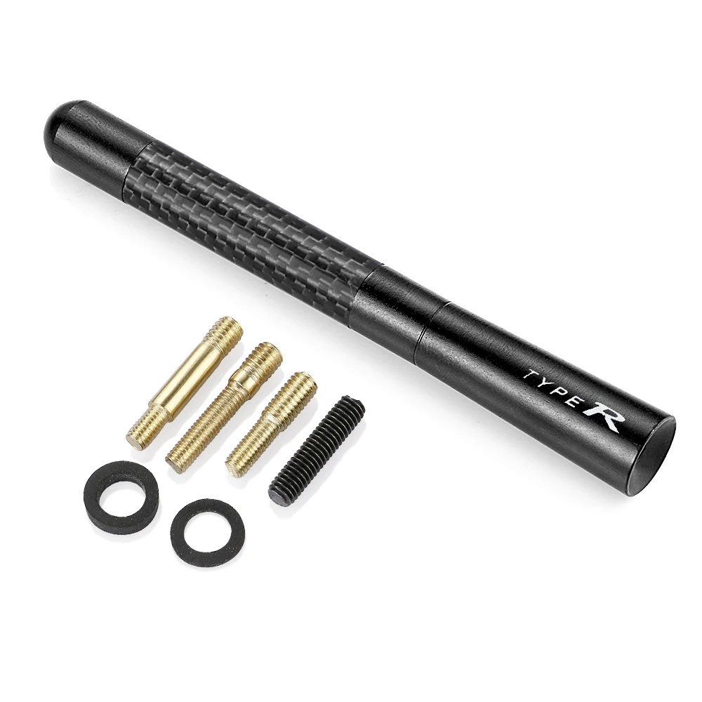 12 см 3D TYPER типа R гоночного углеродного волокна короткая антенна автомобиля авто fm