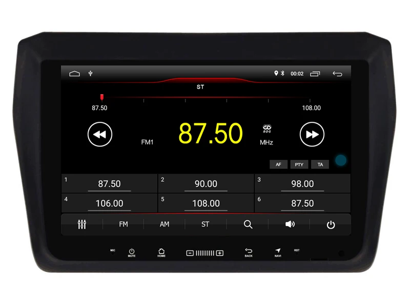 Deluxe Edition автомобильный Android 9 0 плеер для Suzuki SWIFT 2018 стерео автомобильные Планшеты 4G