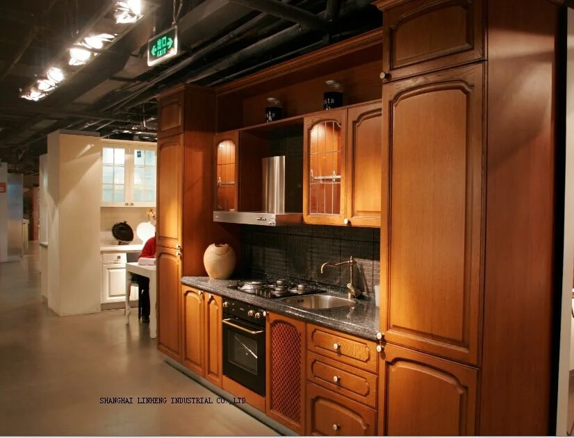 

Classical wooden kitchen cabinet (LH-SW010)