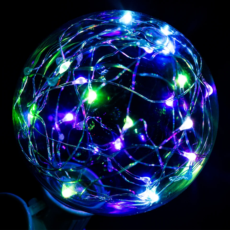 E27 Винтаж дизайн Фея светодиодные лампы 110V/220V G95 RGB светильник Светодиодная лампа