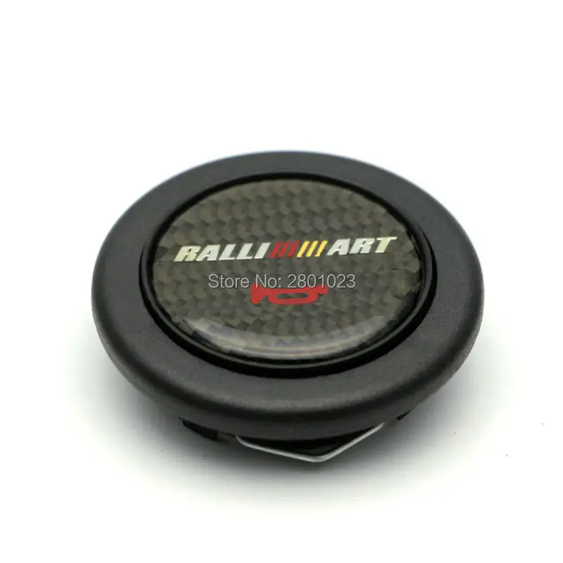 Углеродное волокно гоночный Ralliart руля Рога Кнопка для Mitsubishi|buttons buttons|button wheelbutton