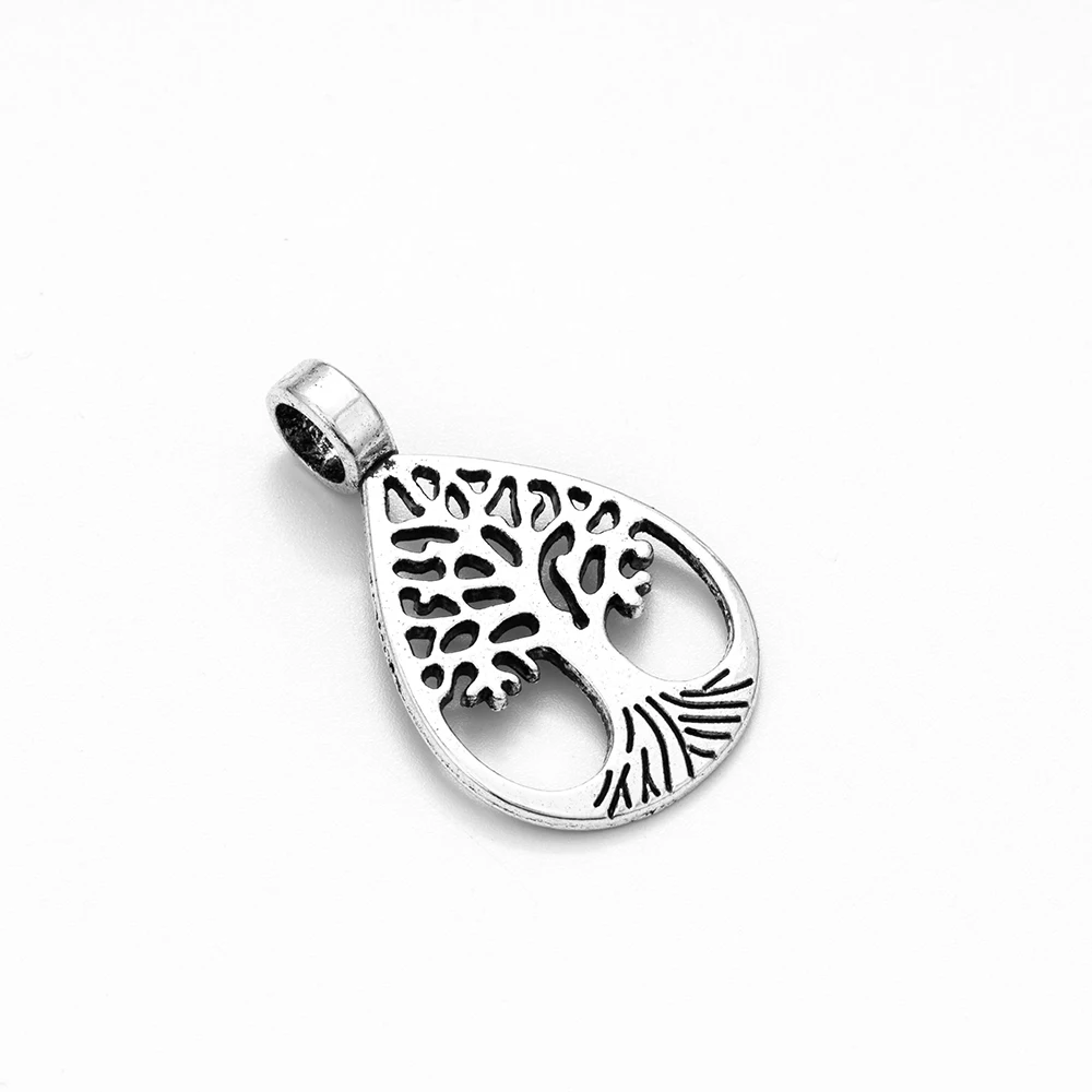 10pcs/lot 21*32mm Charm Drip Tree of Life Jewelry Accessories Necklace Pendant Bracelet | Украшения и аксессуары