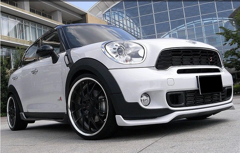 FRP передняя губа для мини R60 Countryman JCW GBN стекловолокно передний бампер губы комплект обшивки тюнинг для мини R60 гоночная часть