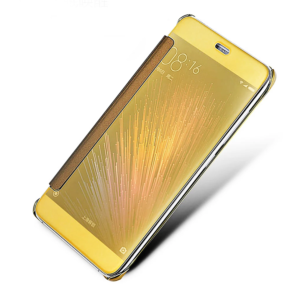 TIPFLY Smart Case покрытие mi rror Clear View Обложка Для Сяо 5 Смарт Флип Кожаный Чехол телефон