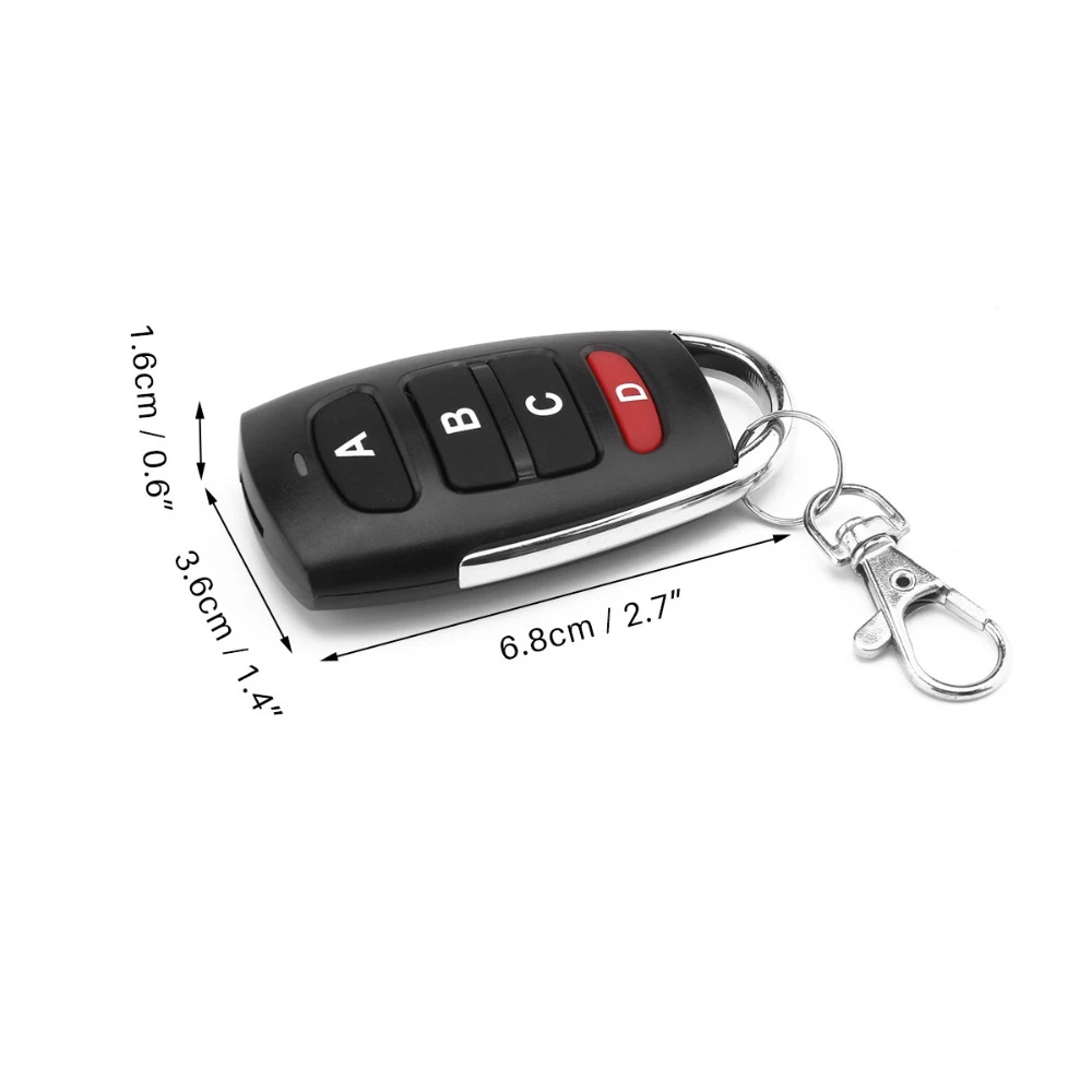 Беспроводной Выключатель дистанционного управления для гаражной двери EV1527 с 4
