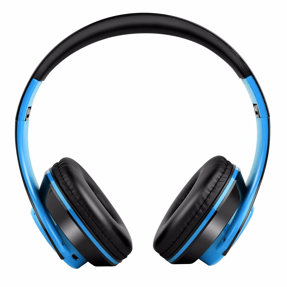 Bluetooth наушники 3D Стерео шумоподавление водостойкие перезаряжаемая гарнитура с SD