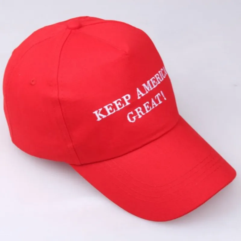 Красная вышитая шляпа KEEP AMERICA GREAT Dad для женщин и мужчин регулируемая Хлопковая