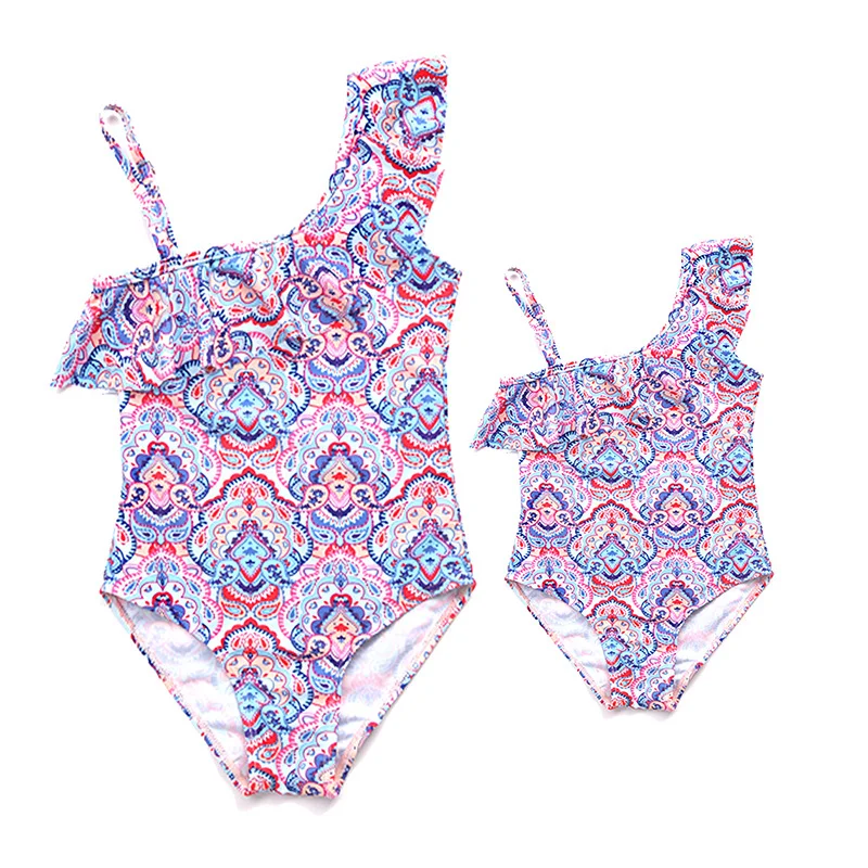 Пикантное женское бикини в богемном стиле для маленьких девочек купальный