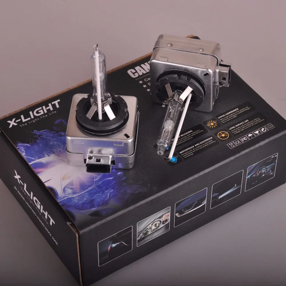 2 шт. ксеноновые лампы для PHILIPS GE или OSRAM 6000K совместимы с 66043 66144 85410 UB - купить по