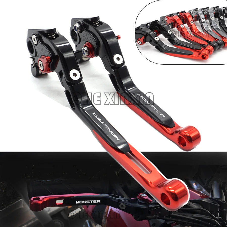 Мотоцикл с ЧПУ Заготовка логотип складной выдвижной тормоз сцепления рычаги для