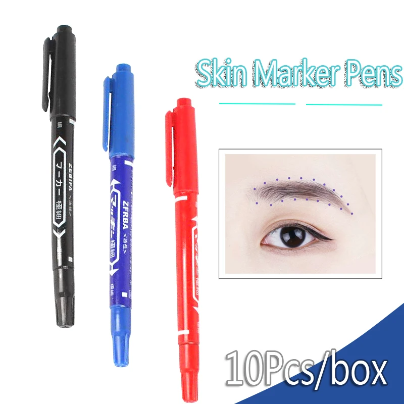 

Высококачественные маркерные ручки, маркеры для кожи, инструмент для писания, перманентные татуировки, хорошие водонепроницаемые чернила, ...