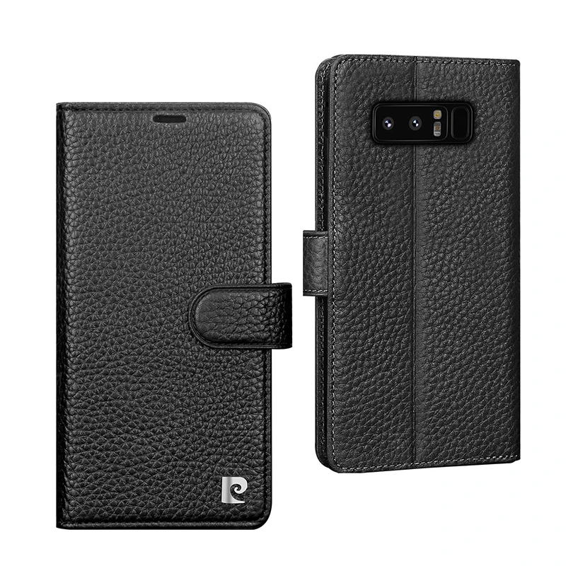 Чехол из натуральной кожи с откидной крышкой для Samsung Galaxy Note 8 роскошный чехол