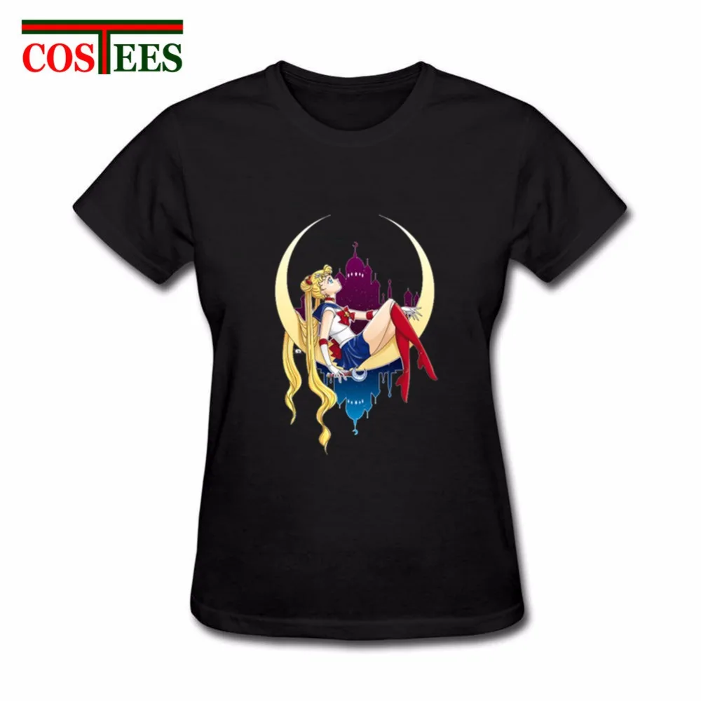 Красивая футболка Guardian Sailor Moon Женская Повседневная женская для девочек
