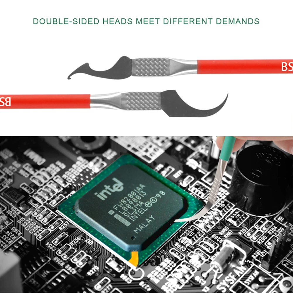 5 в 1 IC чип ремонт тонкое лезвие cpu NAND для удаления BGA нож для технического обслуживания удаление клея разборка телефона ПК переработка процессора инструменты