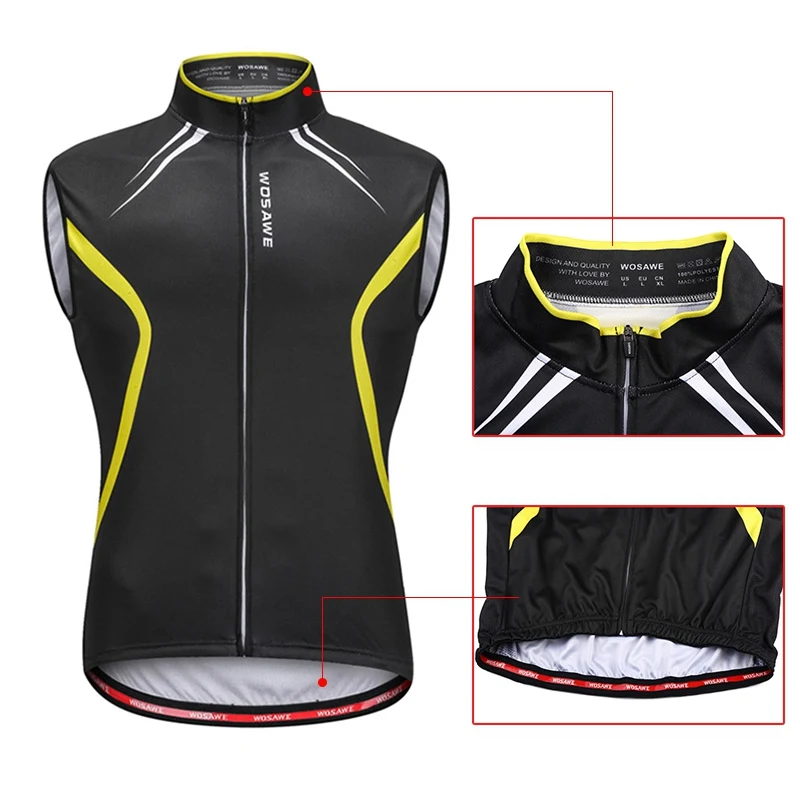 2019 New Cycling Vests Sleeveless Men Clothing Mtb Bike Bicycle Vest Windcoat Reflective Sportswear Ciclismo | Спорт и развлечения