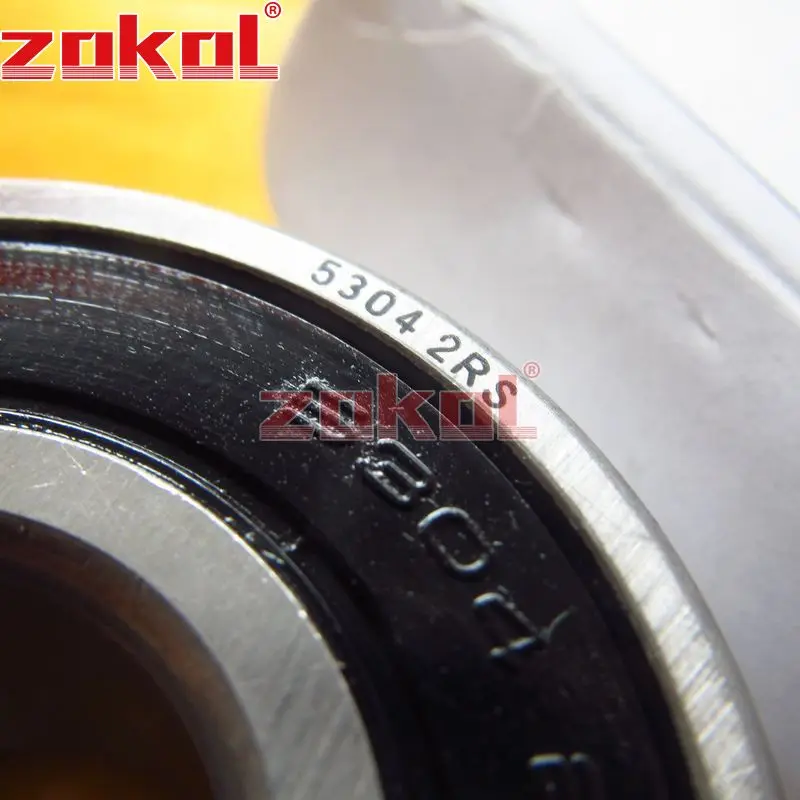 Осевой радиально-упорный шарикоподшипник подшипник ZOKOL 5304 2RS 3304 2RZ (3056304) 20*52*22 2 мм |