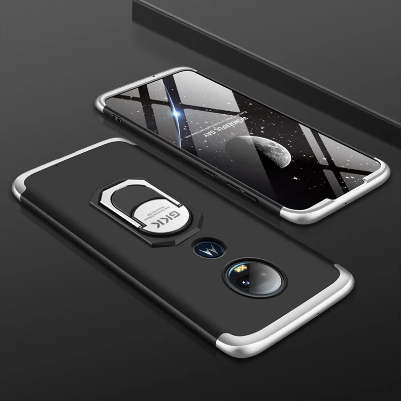 Чехол для Motorola Moto G7 Plus, роскошный защитный чехол с магнитным кольцом, противоударный чехол для MOTO G5s Plus G7 G6