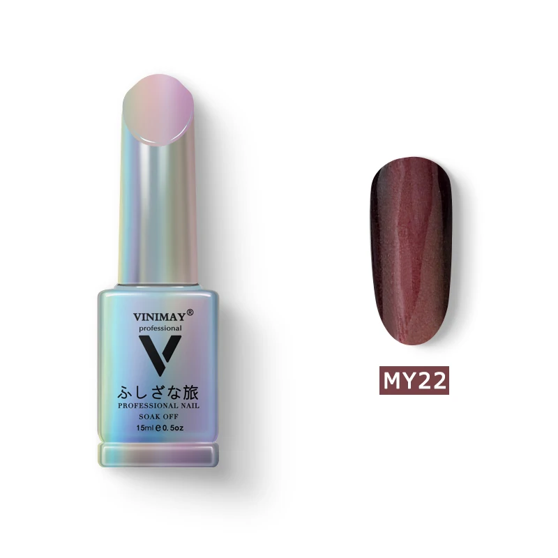 MY22 VINIMAY Гель-лак для ногтей "кошачий глаз" vernis полуперманентный УФ-гель для ногтей лак-праймер впитывающийся Гель-лак для ногтей Полировочный Гель для маникюра - Цвет: MY22