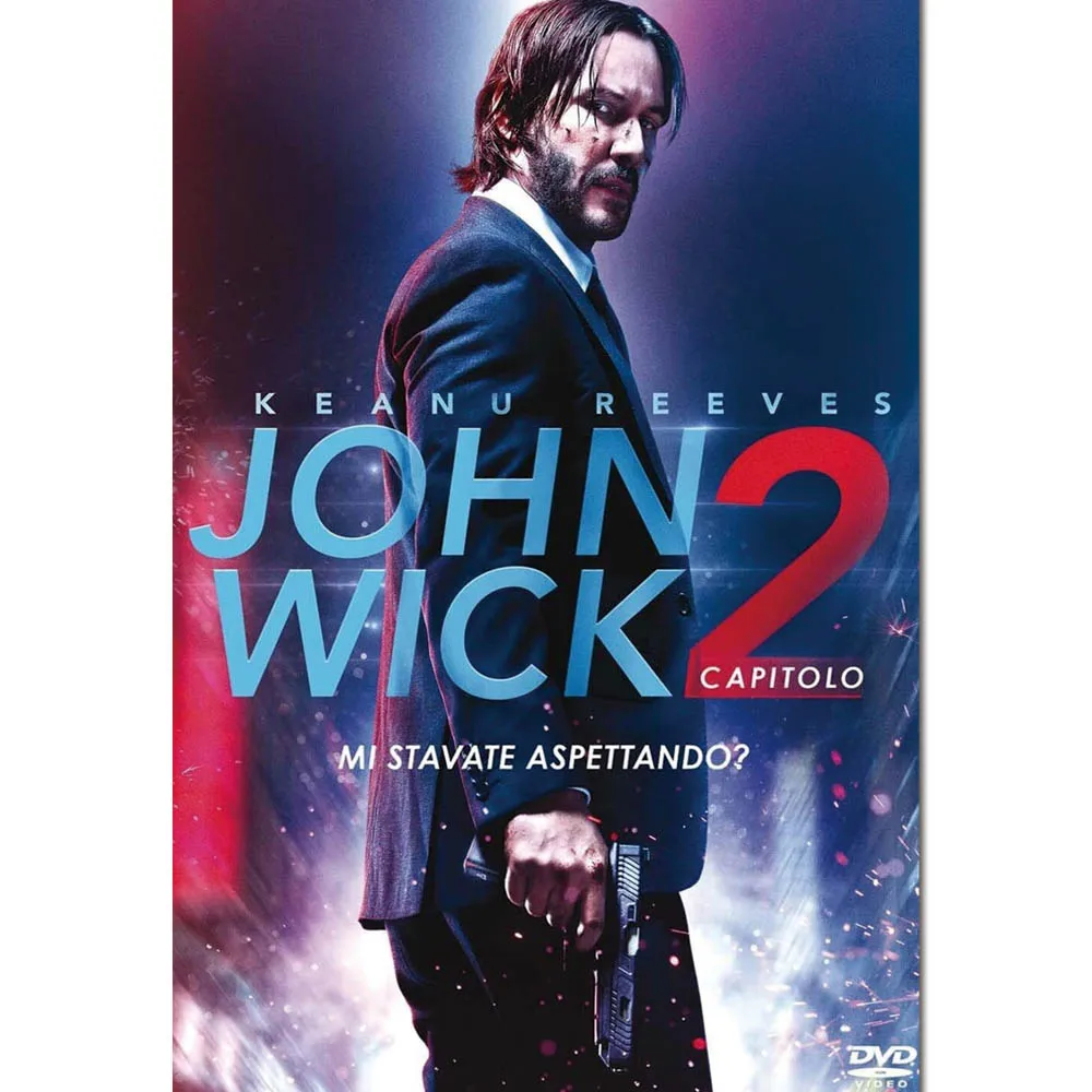 John Wick фильм Искусство шелковая принтованная ткань 32*48 дюймов картинка для