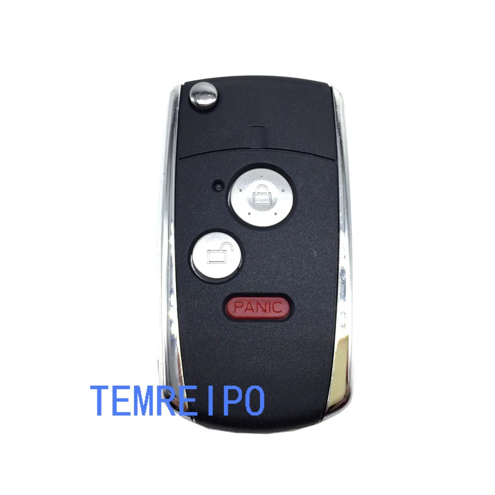 

2+1 Panic Remodel Case Flip Folding Remote Key Case Shell Cover Fit For Honda Accord Civic Pilot CRV Ridgeline