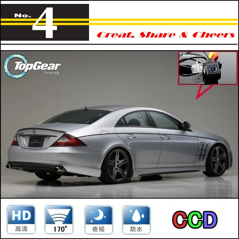 Автомобильная камера для Mercedes Benz CLS Class MB C219 W219 2004 ~ 2011 Высококачественная заднего