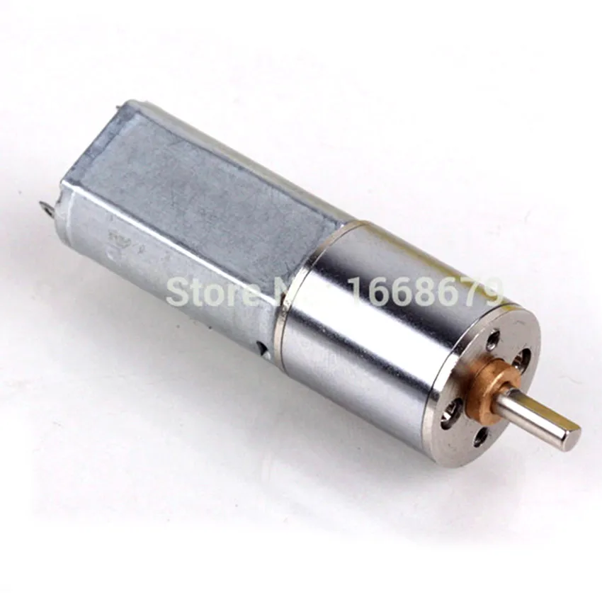 

EBOWAN Mini Micro Electric Powerful High Torque 16MM 10RPM 12V DC Gear Box Motor for Model Toys RC Car Robot