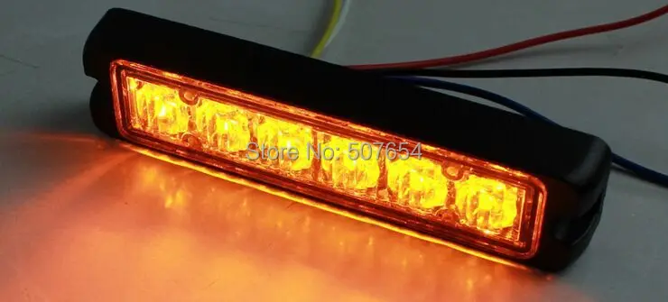 Яркий 6 светодиодов * 3W фары для автомобилей с поверхностным монтажом сигнальная