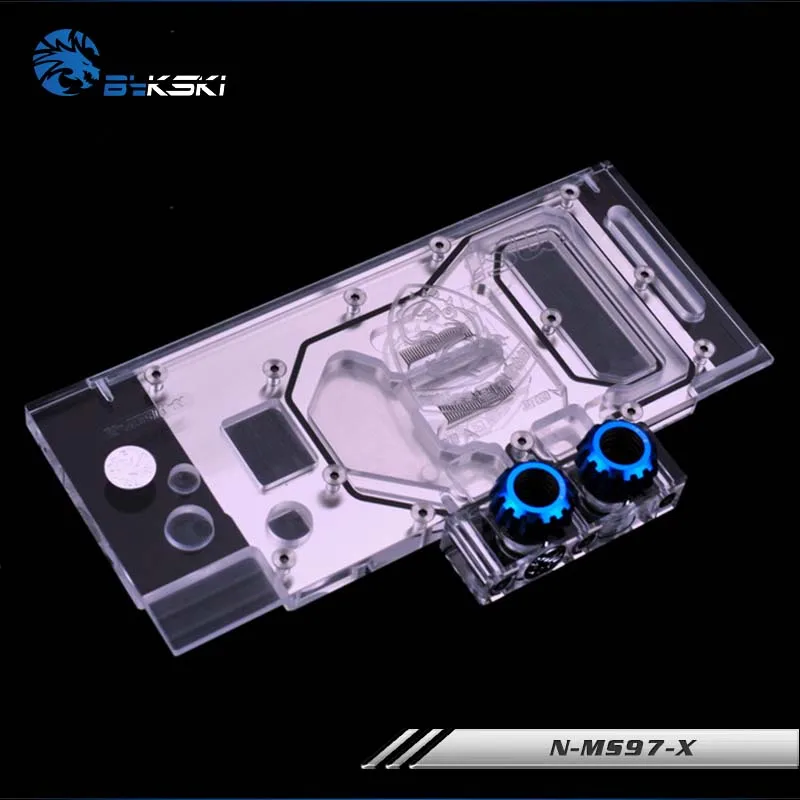 Водяной блок Bykski N-MS97-X GPU для MSI GTX970 V1.1 с полным покрытием графическая карта кулер