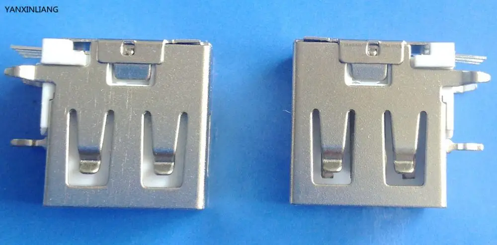 10 шт./лот USB 2 0 4-контактный гнездовой разъем типа A боковой штырь короткий корпус