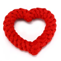hachikitty dog knot rope heat shape toys strong pull aggressive biting interactive woven products for pets chewing xf0045