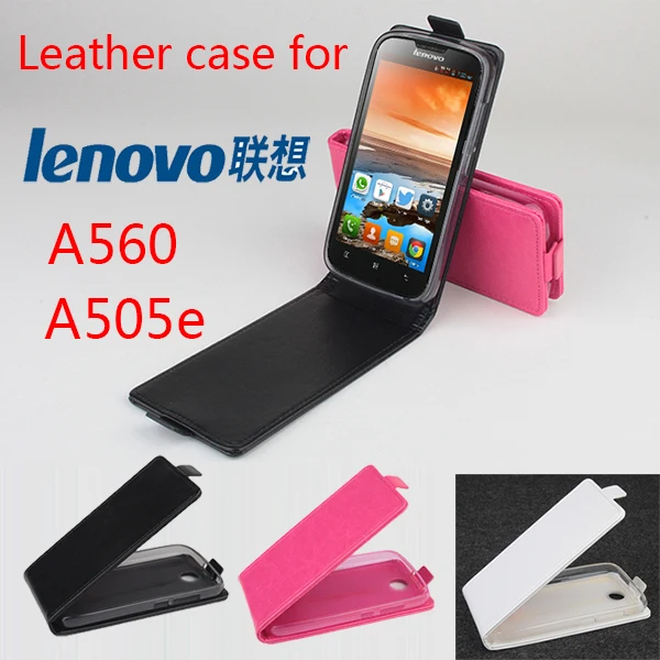 Роскошный кожаный чехол для Lenovo A560 A505E откидной Чехол корпус A 560/A505 505 E Чехлы