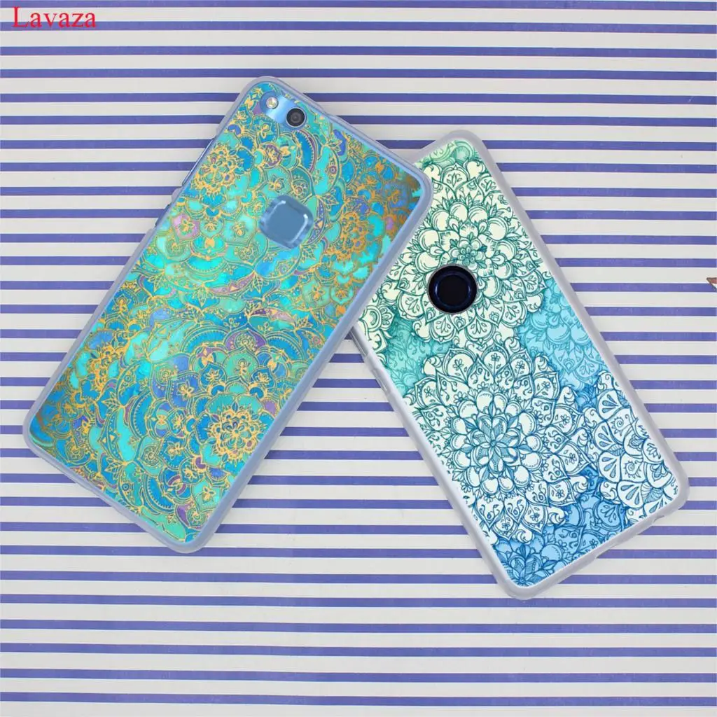 Lavaza сапфировое Нефритовое витражное стекло мандалы чехол для huawei Y9 Y7 Y6 Prime 2019 Honor 20