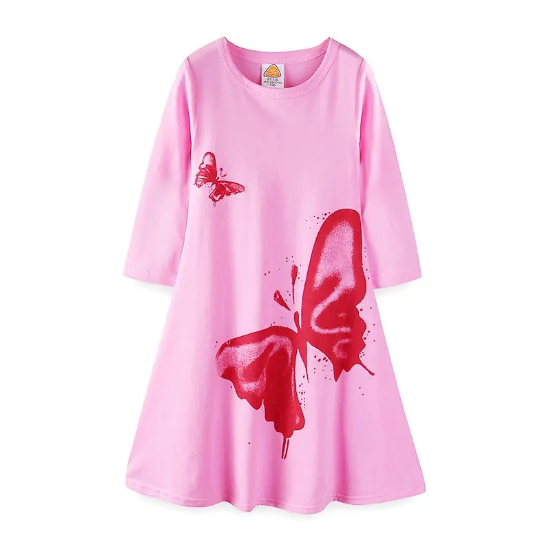 Повседневное детское платье VOGUEON для маленьких девочек летние пляжные платья с