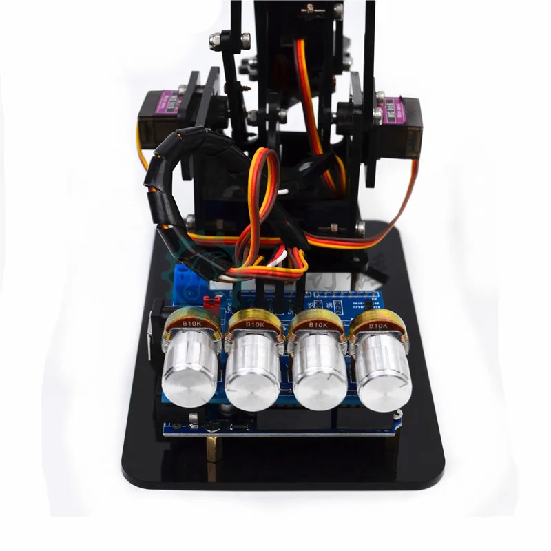 2021 новый акриловый самодельный робот рычаг arduino в комплекте 4DOF игрушки