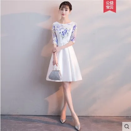 Фиолетовый Вышивка розовое китайское платье Qipao сексуальные платья Чонсам повседневные женские кружевные Традиционные вечерние платья Vestido восточные Свадебные - Цвет: Фиолетовый