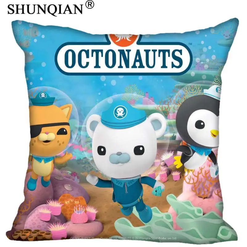 Новинка лидер продаж на заказ квадратная подушка Octonauts чехол молнии модная