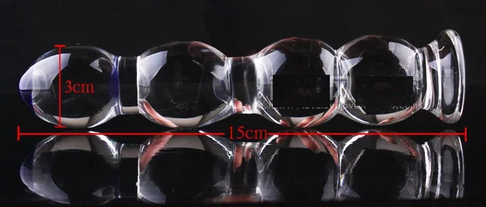 Hot Big Glass Dildo Crystal Penis Double Ended Headed Adult Large Anal Beads Plug Ass Balls Sex toys for women men gay Lesbian|toy electronic|toy