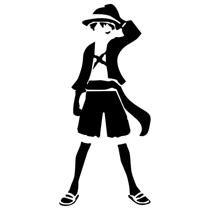 7 см * 17 One Piece Luffy аниме наклейки Декор виниловые для автомобиля стиль