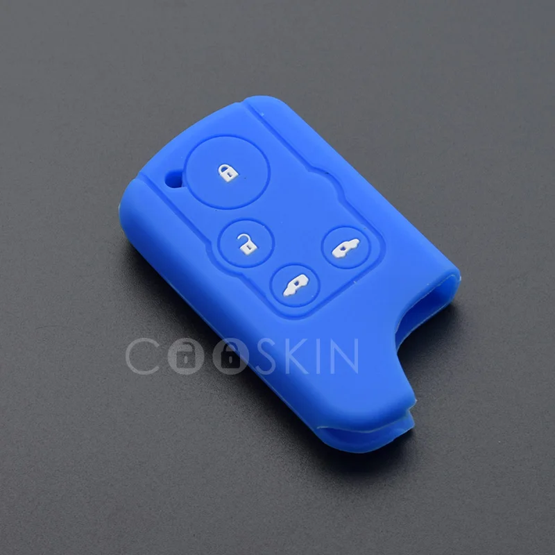 silicone rubber car key case cover For Honda Elysion Stepwgn Spada Insight Step Wagon RK C-RZ 4 Button protect Shell 10pcs/lot | Автомобили