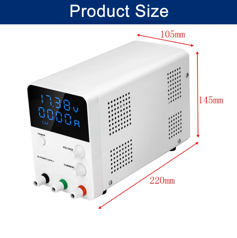 220V 0-60V 0-10A Wanptek Регулируемый источник питания постоянного тока переменной регулирует силовой модуль переключения лабораторный источник питания