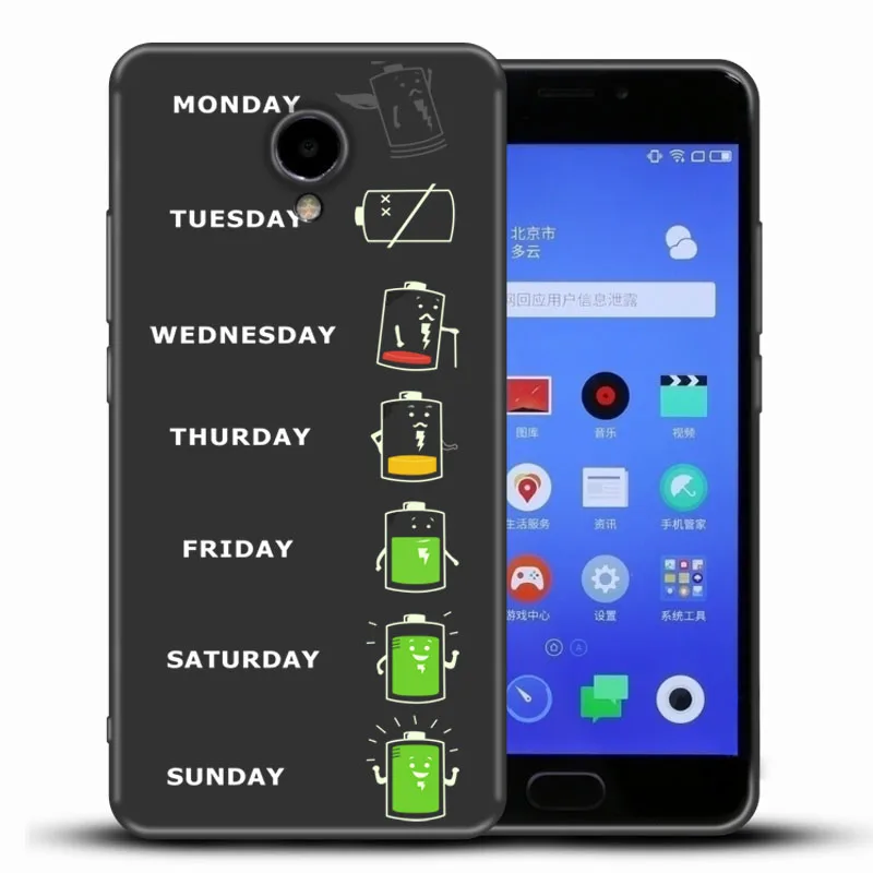 360 градусов полное покрытие чехол для Meizu M5 Note M5C Мягкая Силиконовая Защита задняя