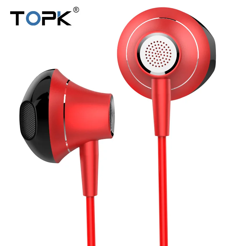 Спортивные наушники TOPK CT02 гарнитура для iphone Xiaomi стереонаушники с басами