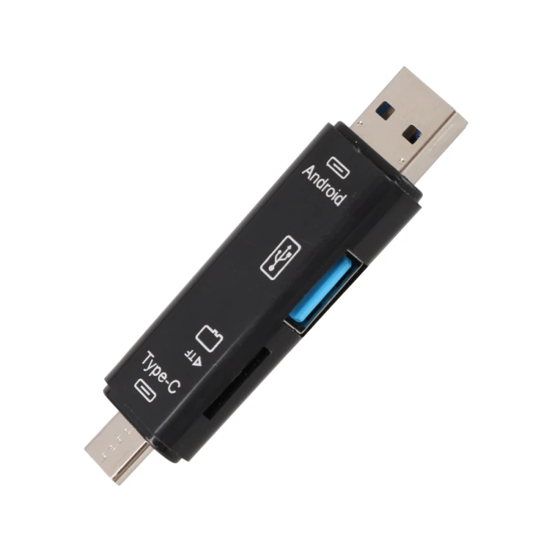 5 В 1 Кардридер USB 2 0 Type C Телефон OTG ноутбук аксессуары для Micro TF карты памяти
